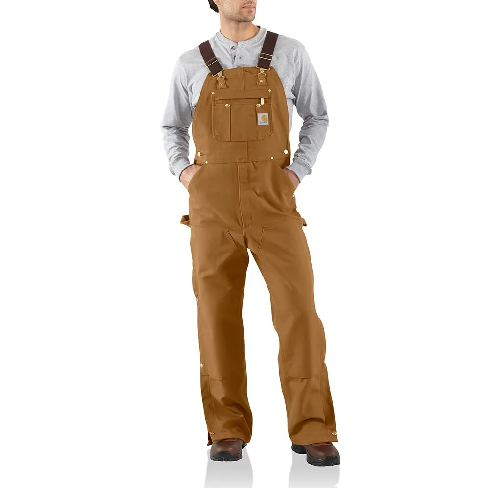 Carhartt 106671 Men's Loose Fit Firm Duck Bib Overall