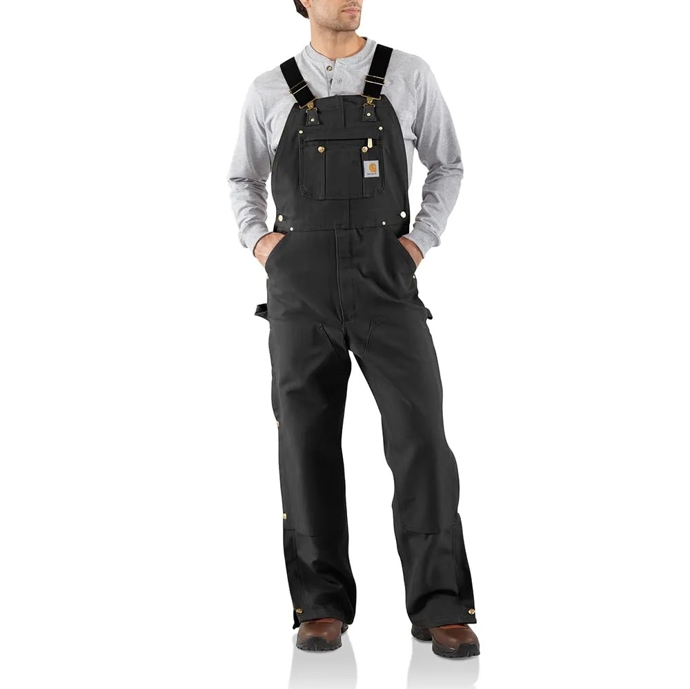 Carhartt 106671 Men's Loose Fit Firm Duck Bib Overall