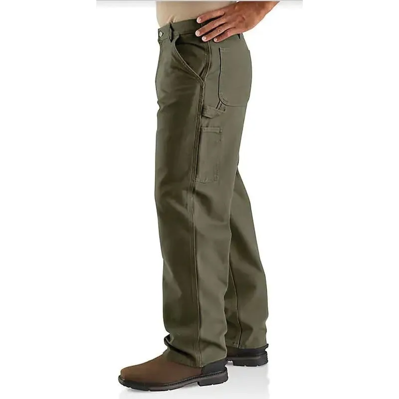 Carhartt® B11-MOS 40X30 Men's Utility Work Pants, 40 Waist, 30 Length, Loose Fit, Moss, Cotton
