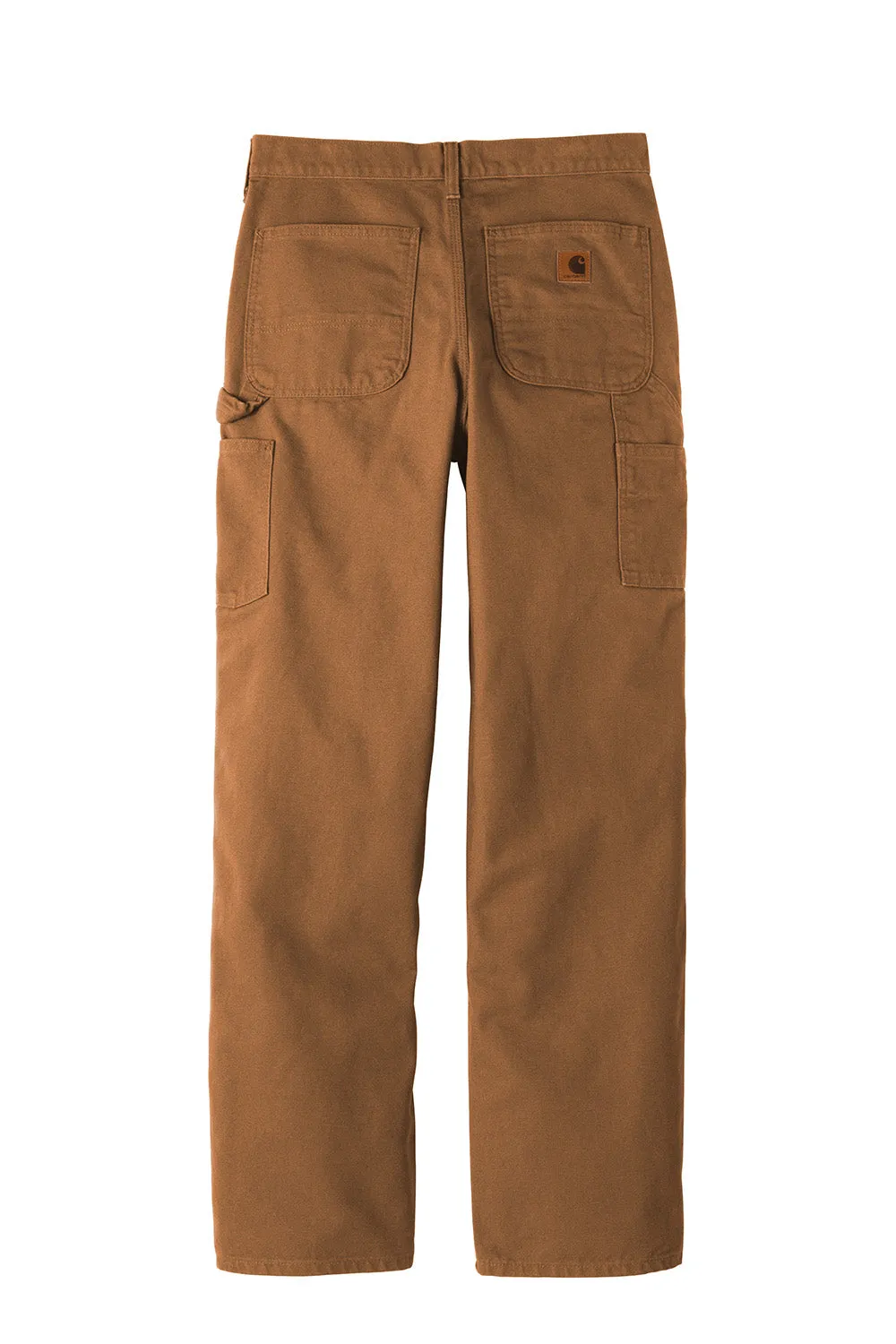 Carhartt Mens Washed Duck Work Dungarees w/ Pockets - Brown - NEW