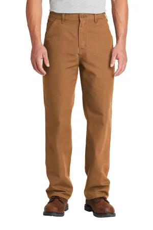 Carhartt Mens Washed Duck Work Dungarees w/ Pockets - Brown - NEW