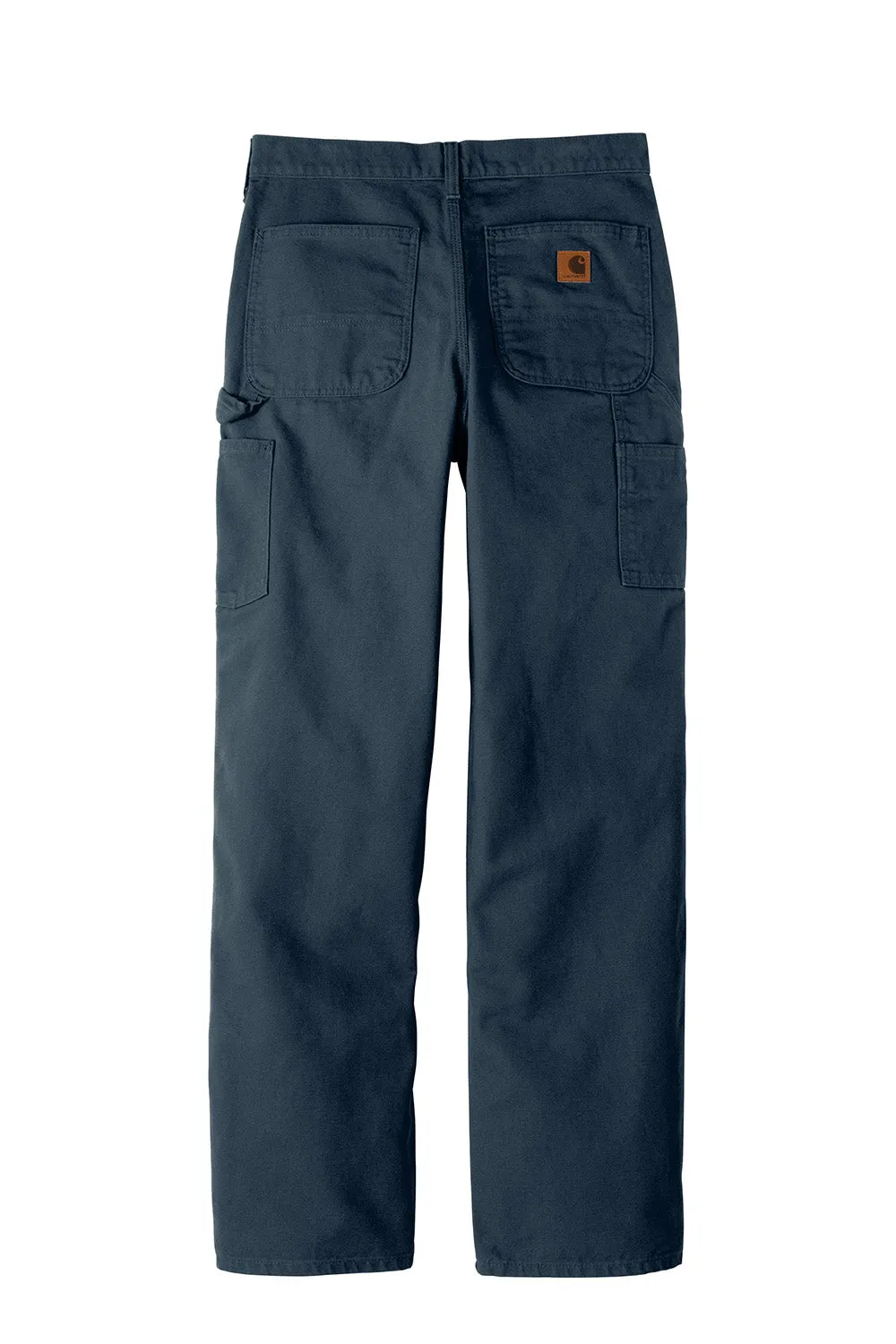 Carhartt Mens Washed Duck Work Dungarees w/ Pockets - Midnight Navy Blue - NEW