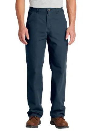 Carhartt Mens Washed Duck Work Dungarees w/ Pockets - Midnight Navy Blue - NEW