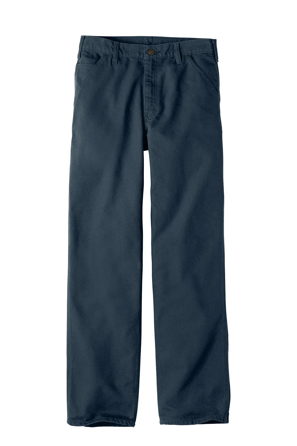 Carhartt Mens Washed Duck Work Dungarees w/ Pockets - Midnight Navy Blue - NEW