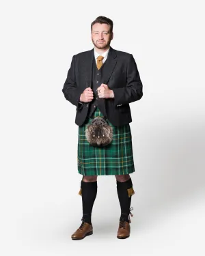 Celtic FC / Lovat Charcoal Tweed Kilt Hire Outfit