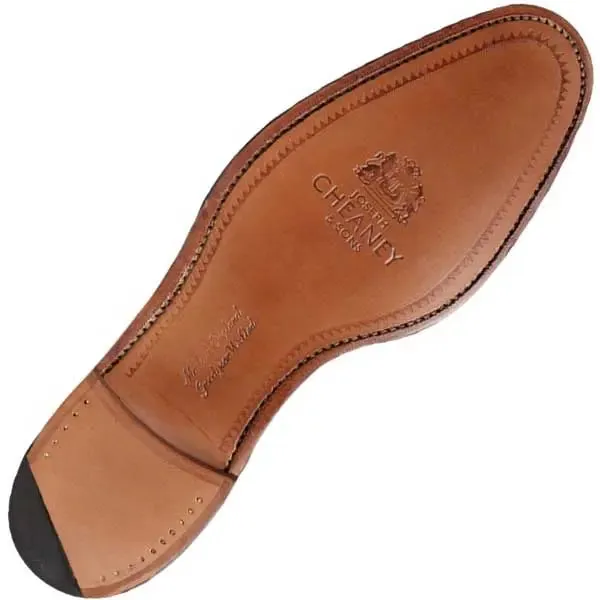 CHEANEY Arthur III Shoes -Mens Brogues - Black Calf Leather
