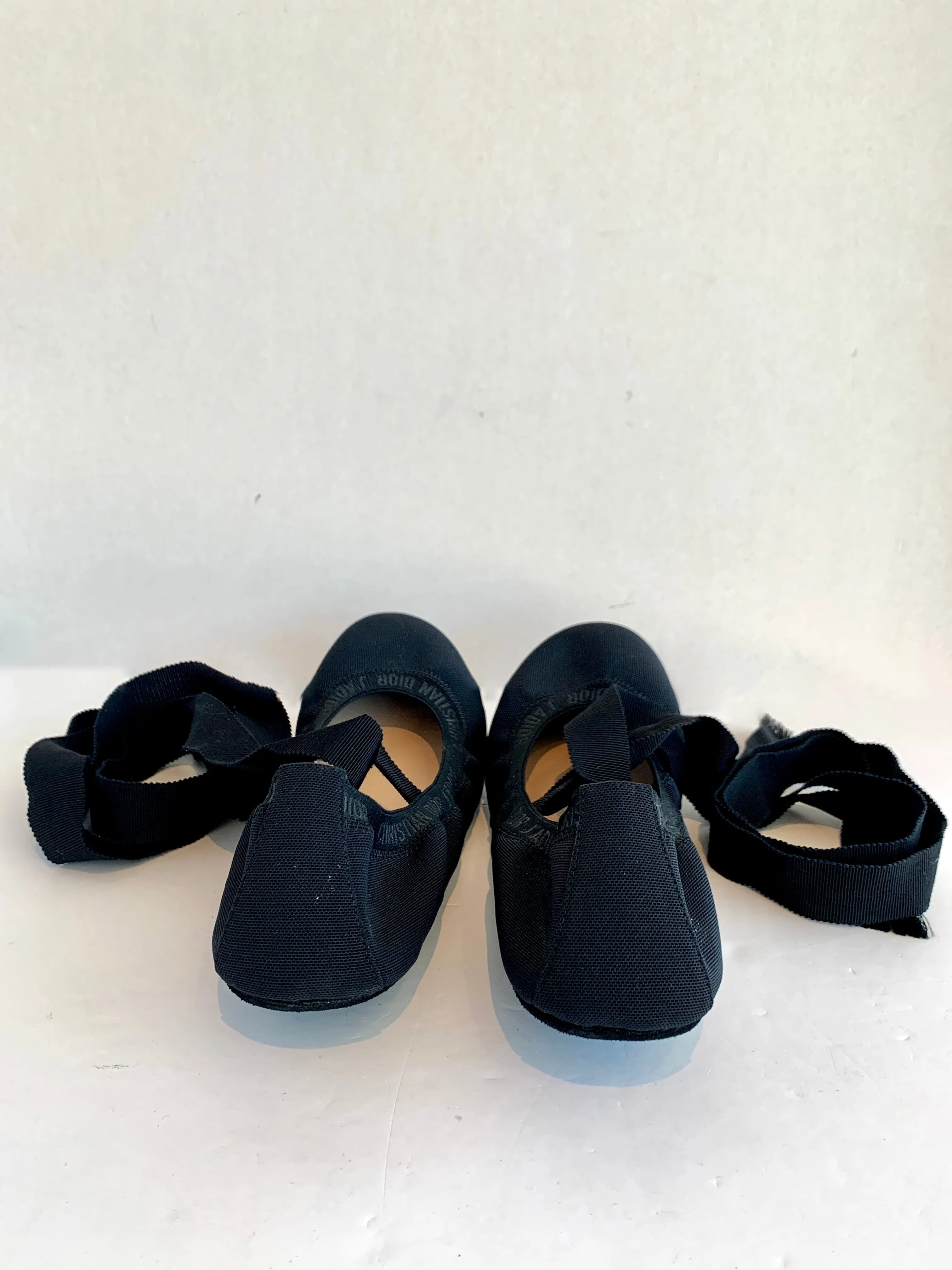 Christian Dior Lace-Up Ballet Flats