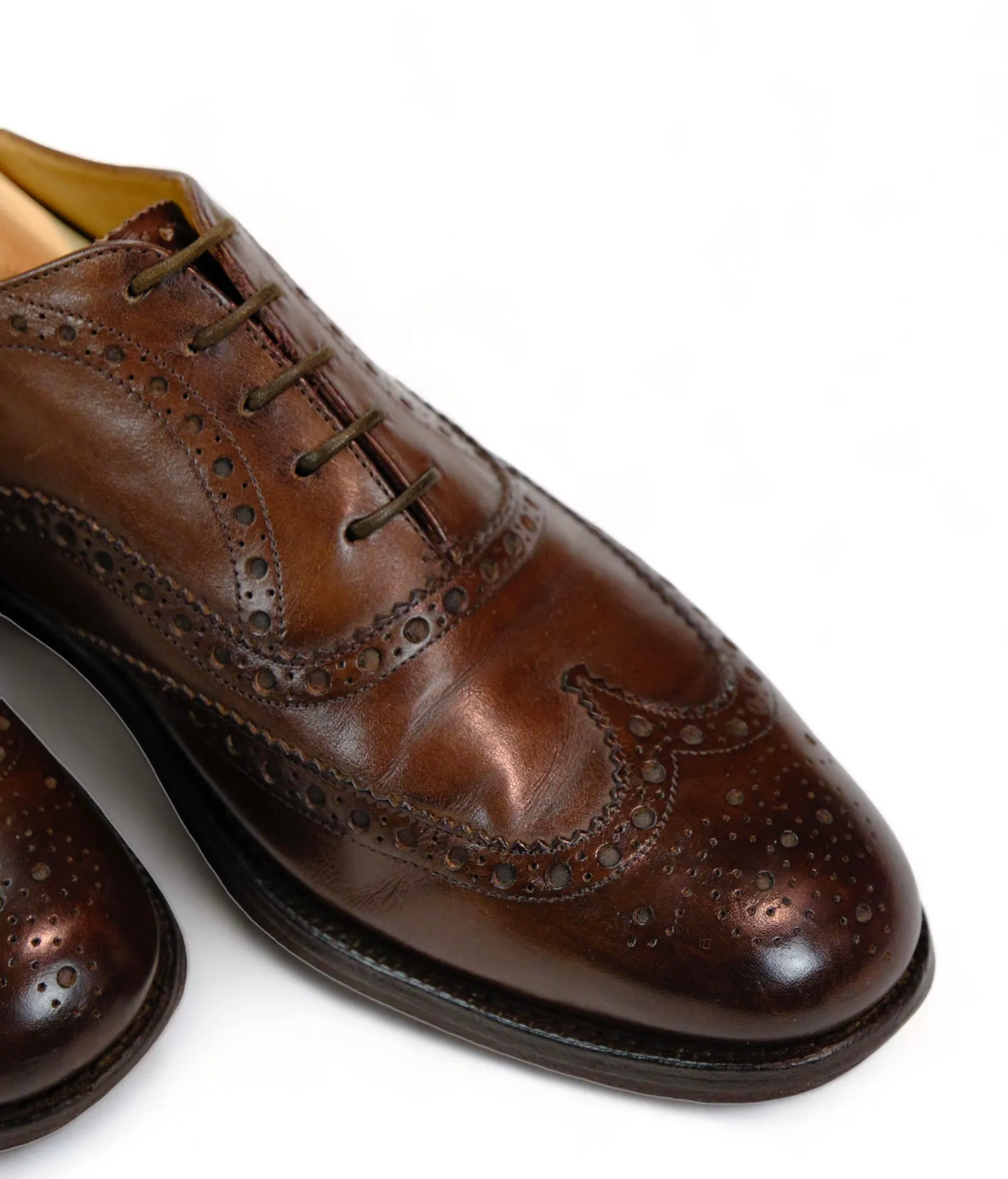 Church's - Brown Burwood Wingtip Brogue Oxfords UK 9,5 / EU 43,5