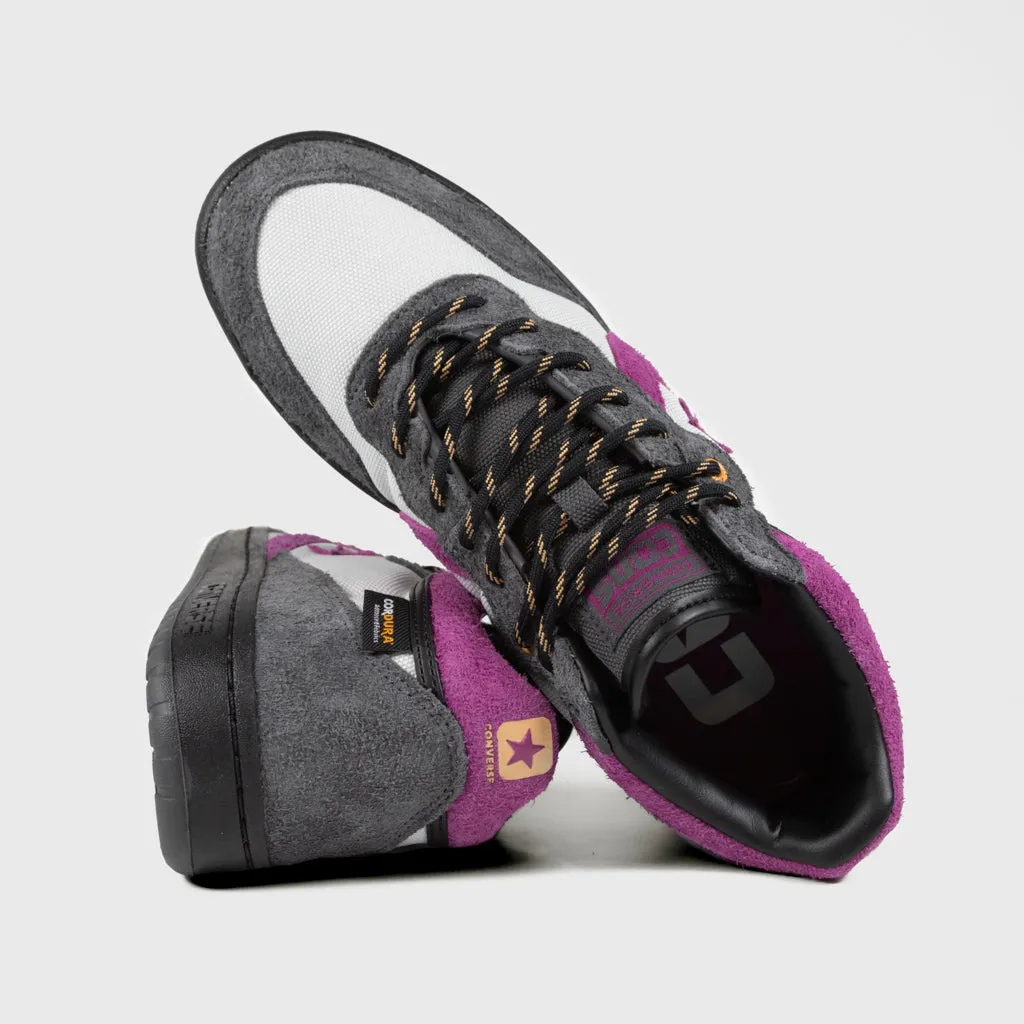 Converse Cons - Cordura Fastbreak Pro Mid Shoes - Dark Matter / Barley Grey