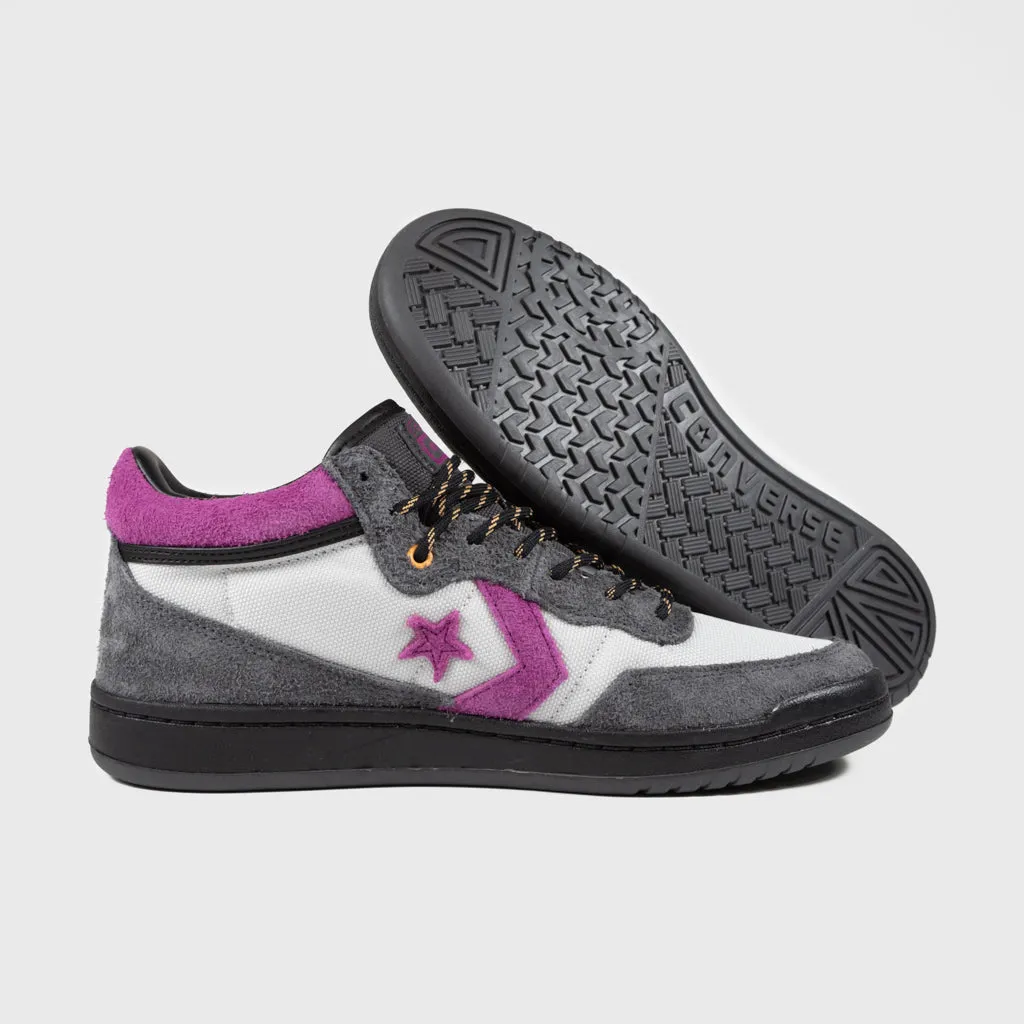 Converse Cons - Cordura Fastbreak Pro Mid Shoes - Dark Matter / Barley Grey