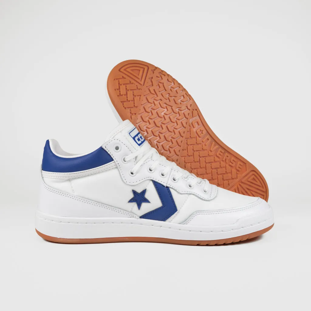 Converse Cons - Fastbreak Pro Mid Shoes - White / Blue / White