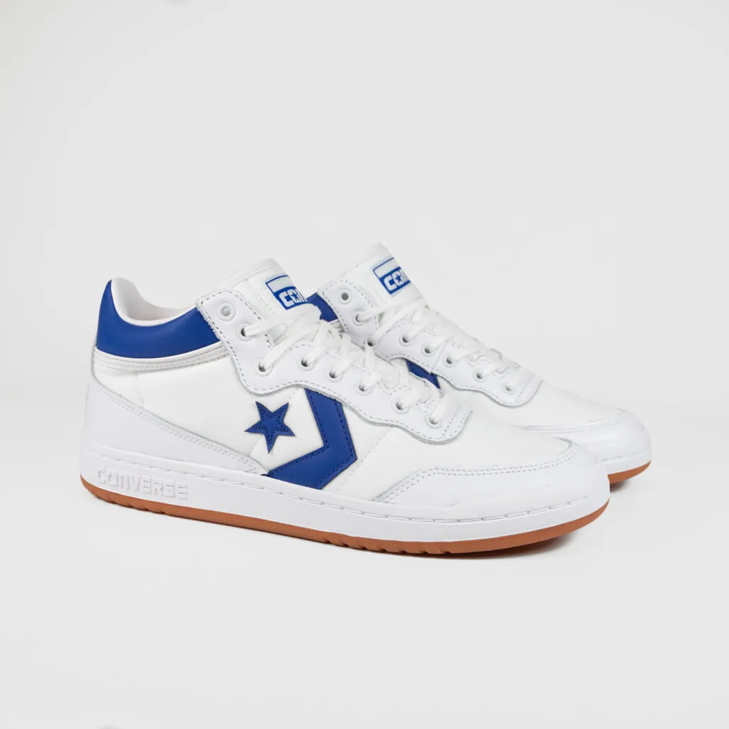 Converse Cons - Fastbreak Pro Mid Shoes - White / Blue / White