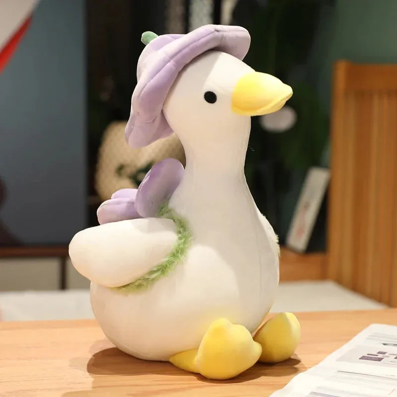 Creative Duck Doll Flower Duck Plush Toy Stuffed Animal Plushies Toys Best Gift Kawaii Pillow Simulation Funny Room Decor (Copy)