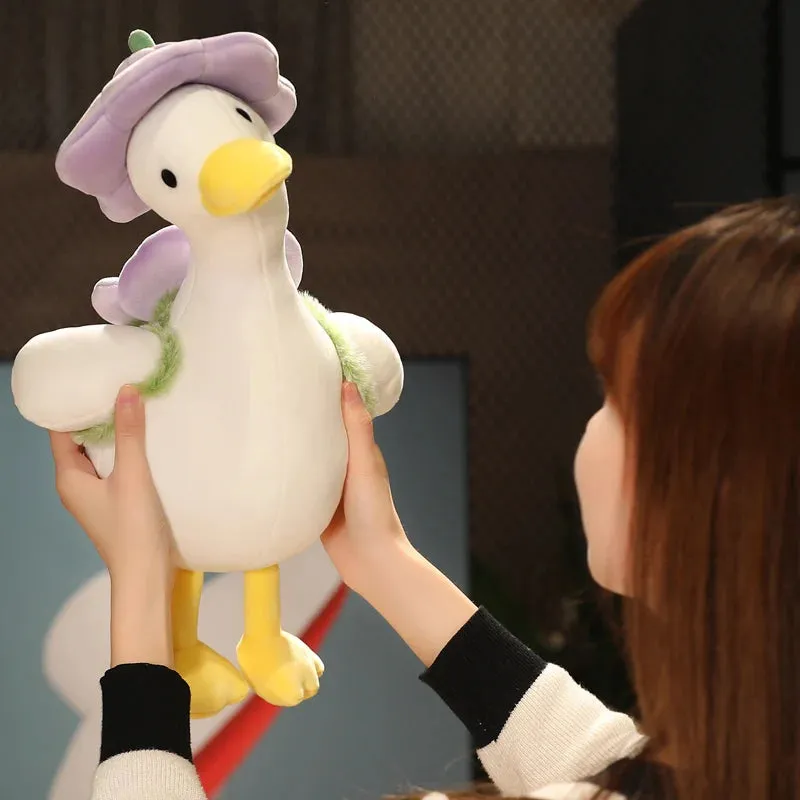 Creative Duck Doll Flower Duck Plush Toy Stuffed Animal Plushies Toys Best Gift Kawaii Pillow Simulation Funny Room Decor (Copy)