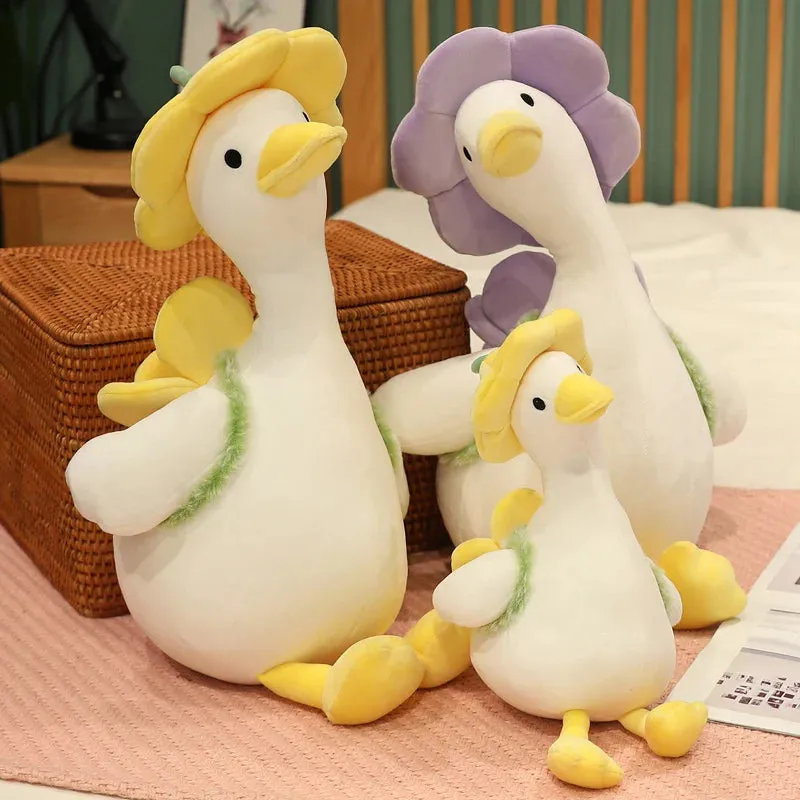 Creative Duck Doll Flower Duck Plush Toy Stuffed Animal Plushies Toys Best Gift Kawaii Pillow Simulation Funny Room Decor (Copy)