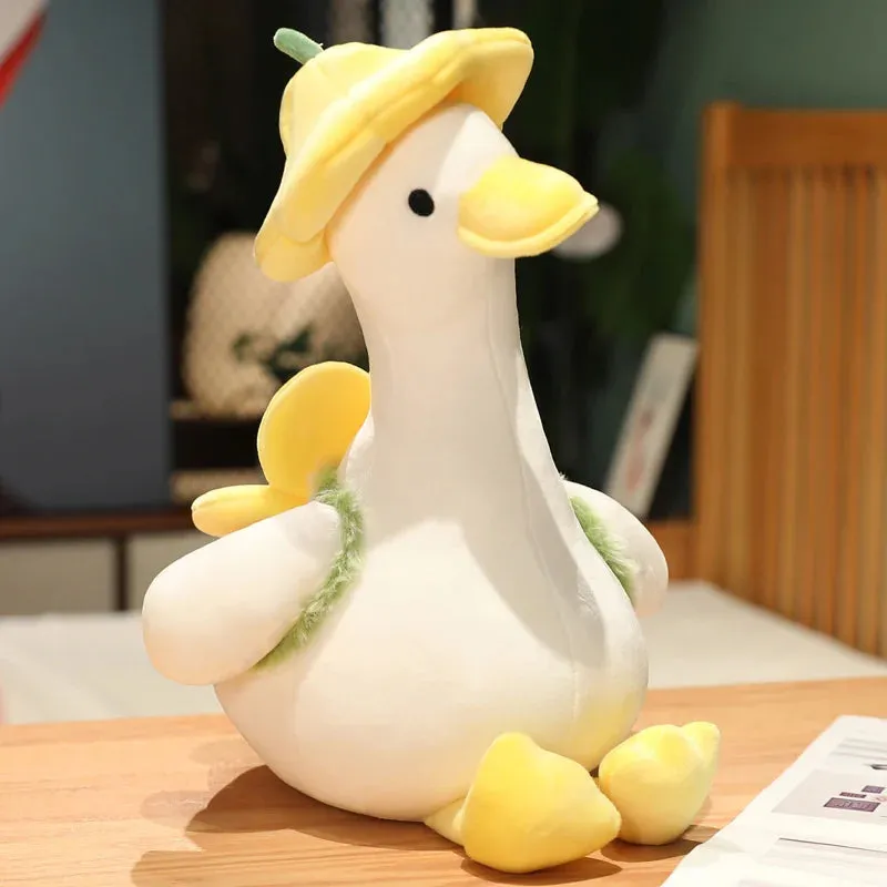 Creative Duck Doll Flower Duck Plush Toy Stuffed Animal Plushies Toys Best Gift Kawaii Pillow Simulation Funny Room Decor (Copy)