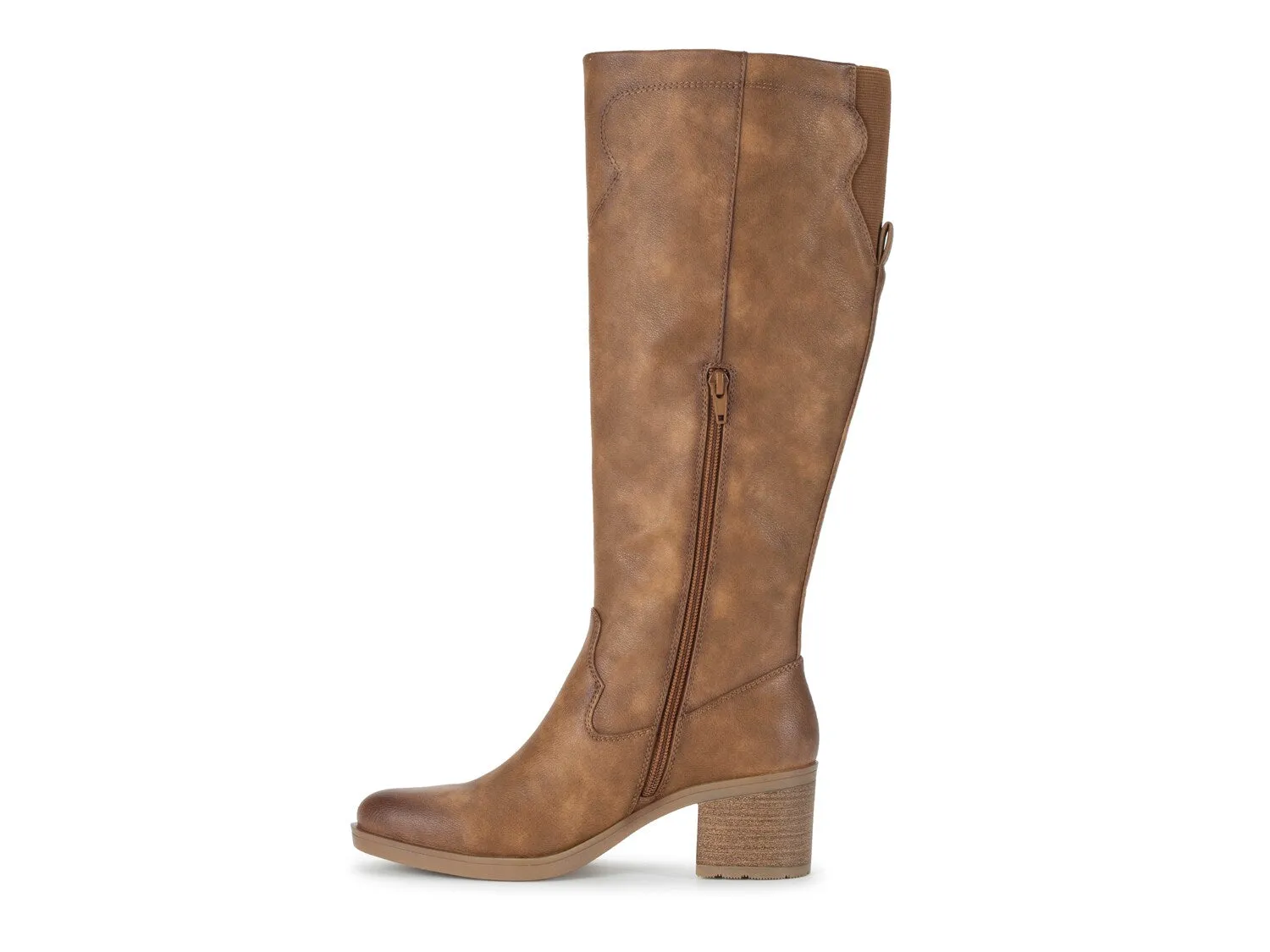 Cyra Baretraps Riding Boots, Light Brown
