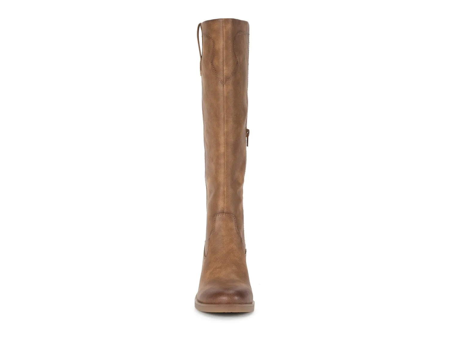 Cyra Baretraps Riding Boots, Light Brown