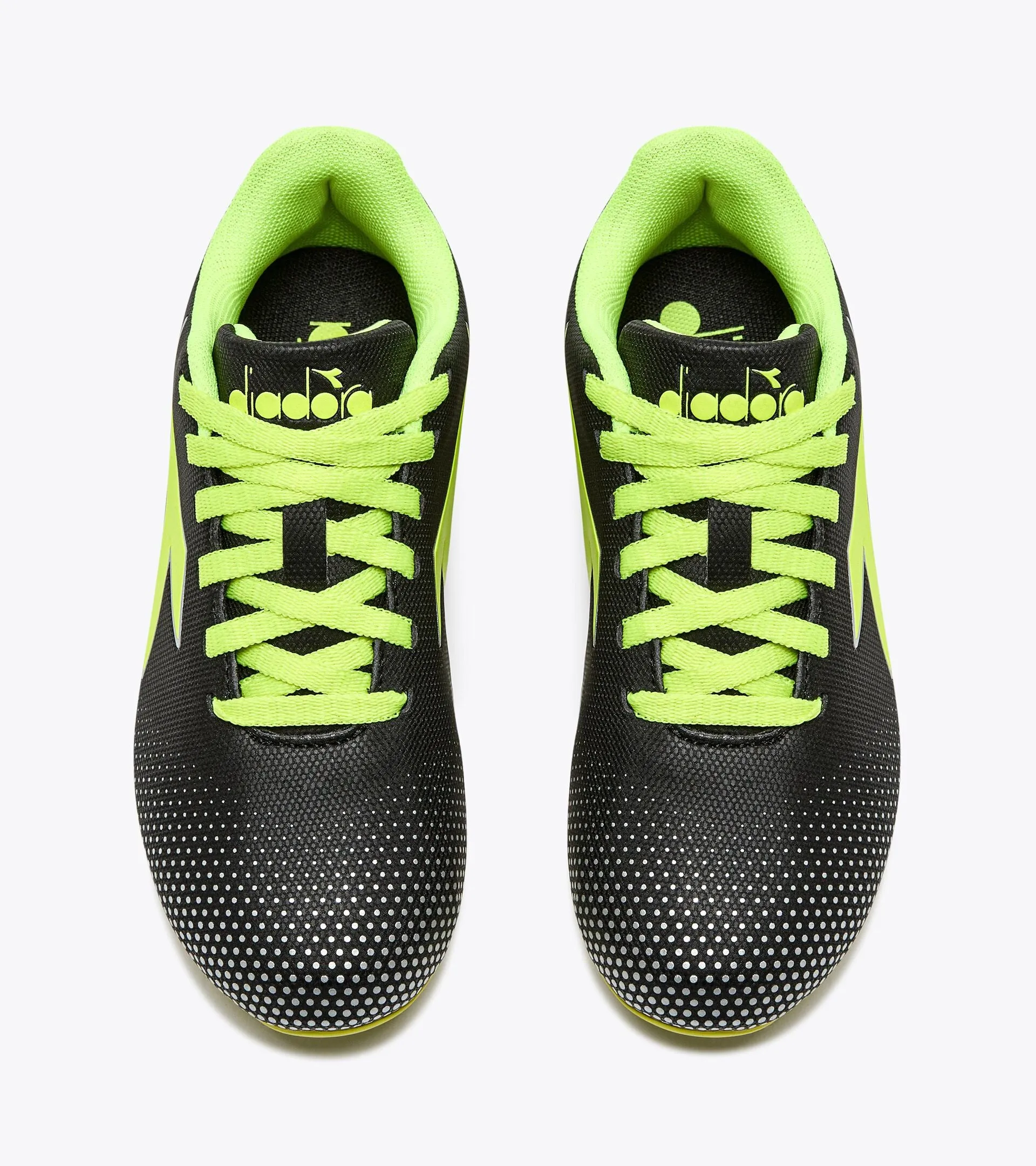Diadora Pichichi 7 MD JR Soccer Cleats (black/yellow fl dd/silver dd)