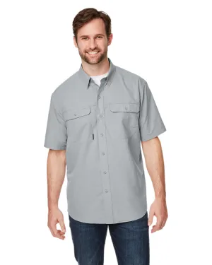 Dri Duck 4445DD Men's Crossroad Dobby Short-Sleeve Woven Shirt