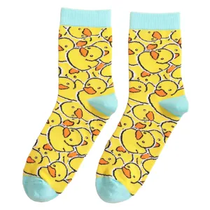 Duck Pattern Socks from the Sock Panda (Adult Small -  Shoe Sizes 2-5)