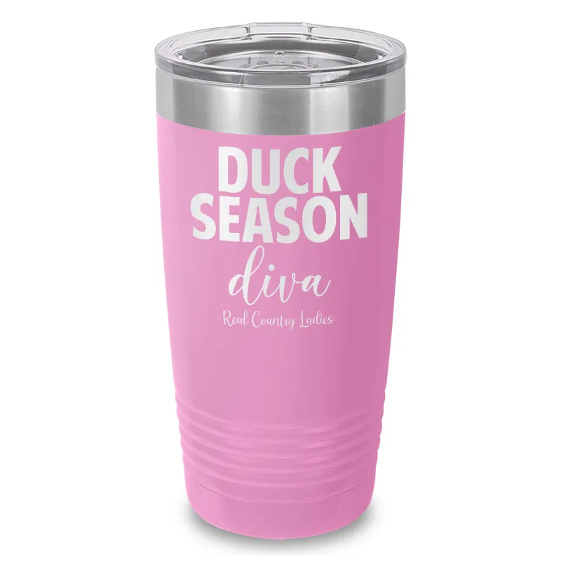 Duck Season Diva Laser Etched Tumbler