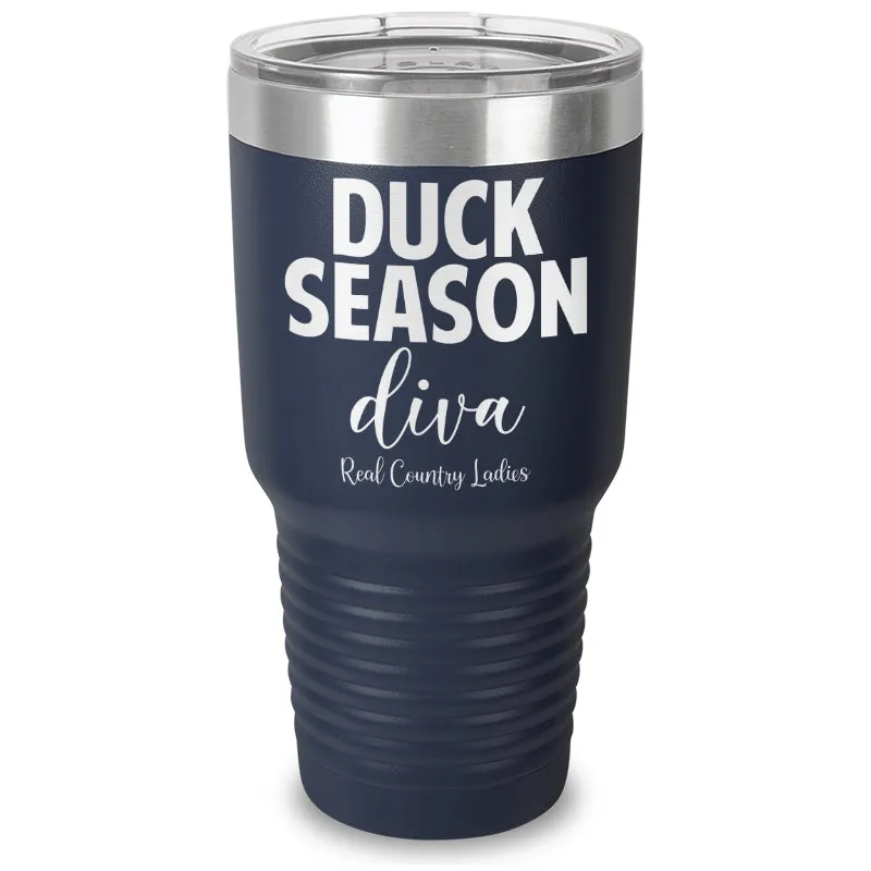 Duck Season Diva Laser Etched Tumbler