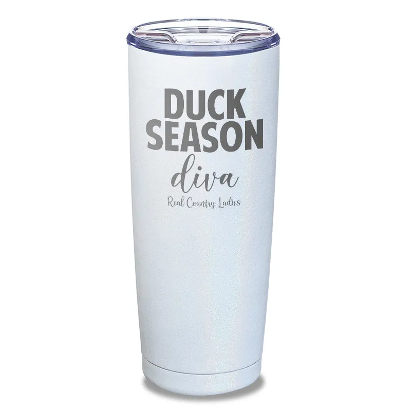 Duck Season Diva Laser Etched Tumbler