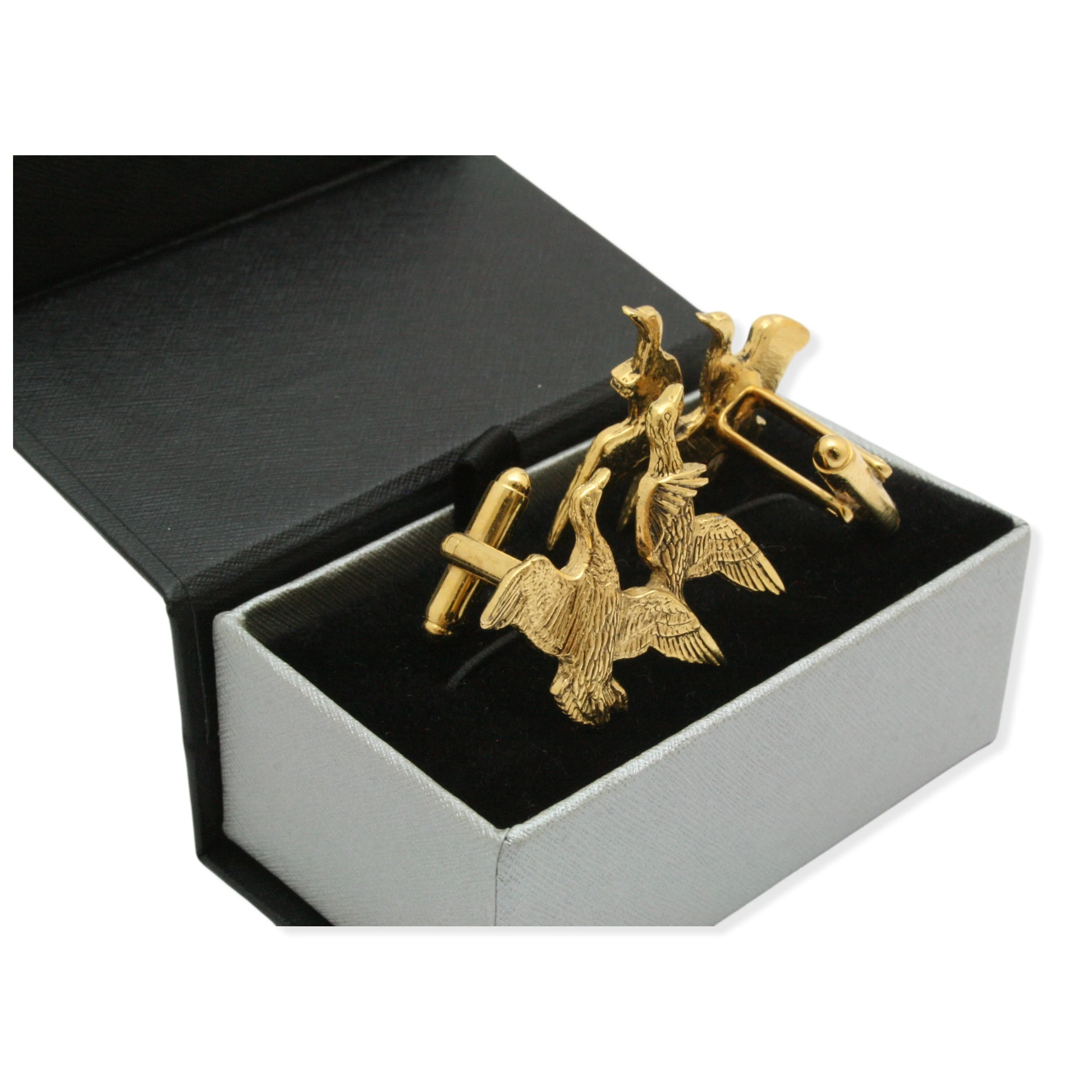 Ducks Gold Plated Cufflinks