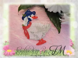 Easter duck / 4x4 hoop