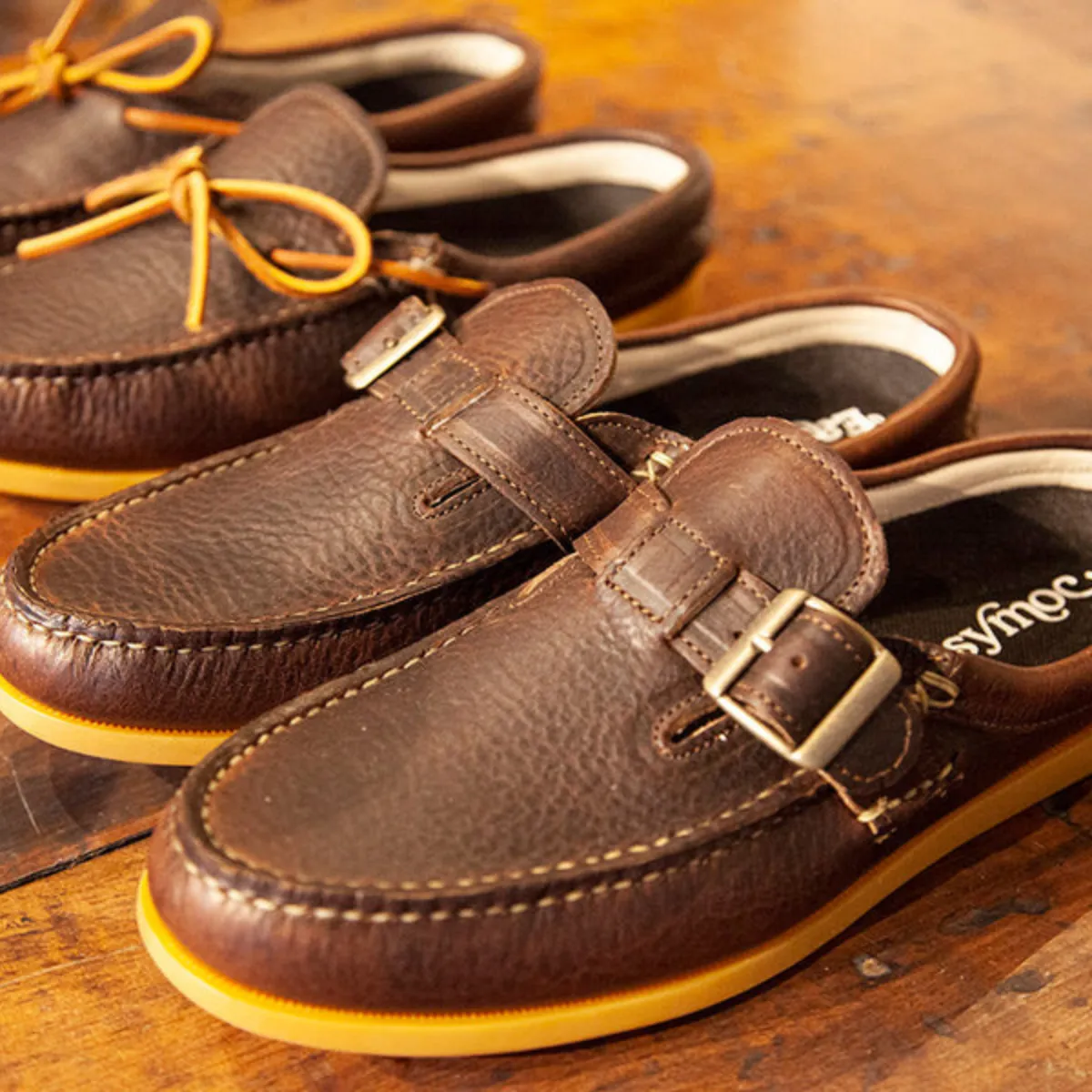 Easymoc Buckle Chocolate Grizz