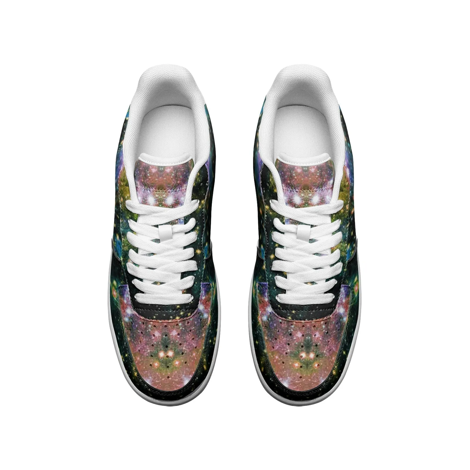 Ekhi Full-Style Psychedelic Platform Sneakers
