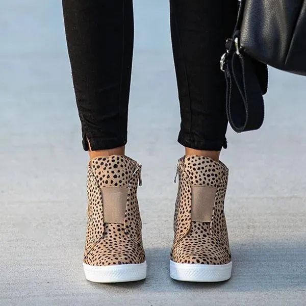 extra mile wedge sneakers