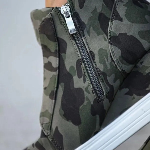 extra mile wedge sneakers