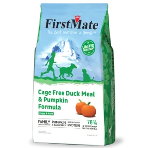 FirstMate LID Cage Free Duck Meal & Pumpkin Formula Dry Dog Food