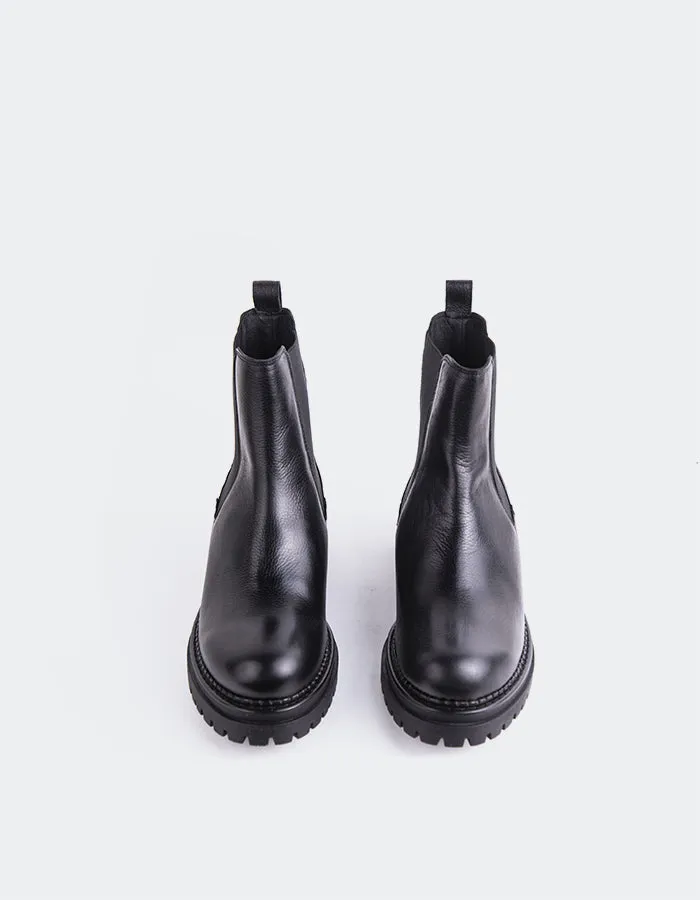 Flemming Black Leather