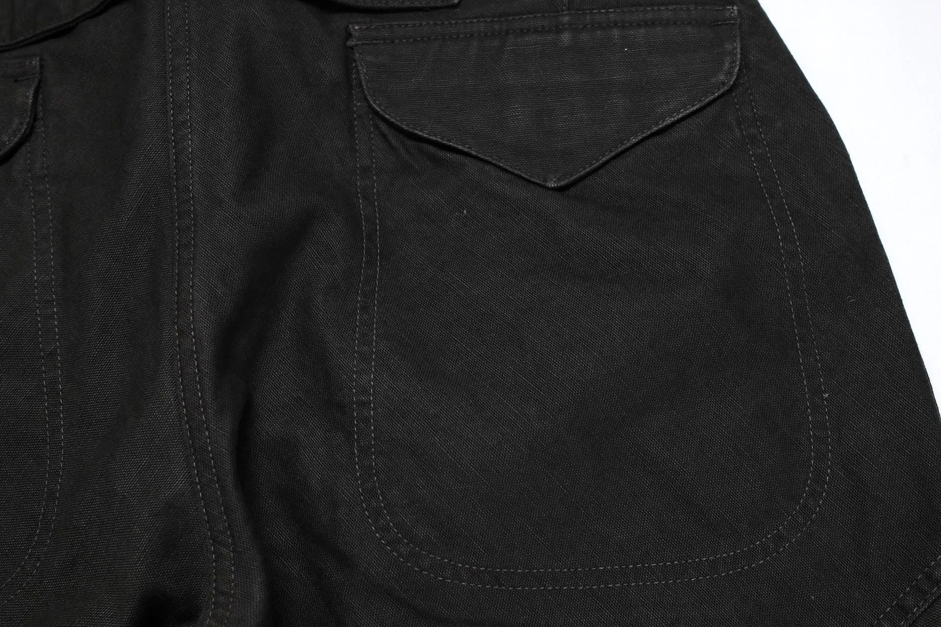 Freewheelers "Faller" Duck Canvas Trousers (Black)
