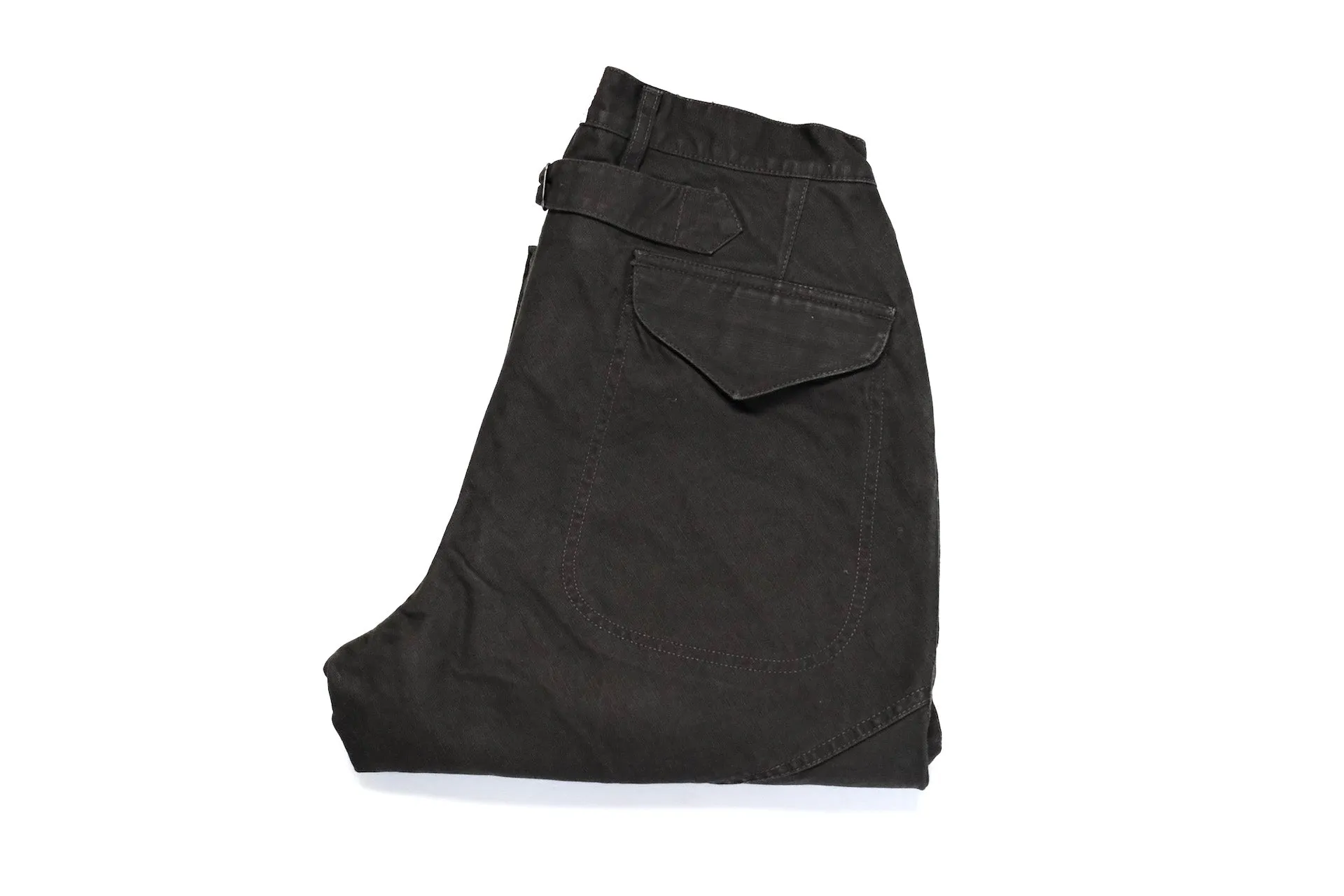 Freewheelers "Faller" Duck Canvas Trousers (Black)