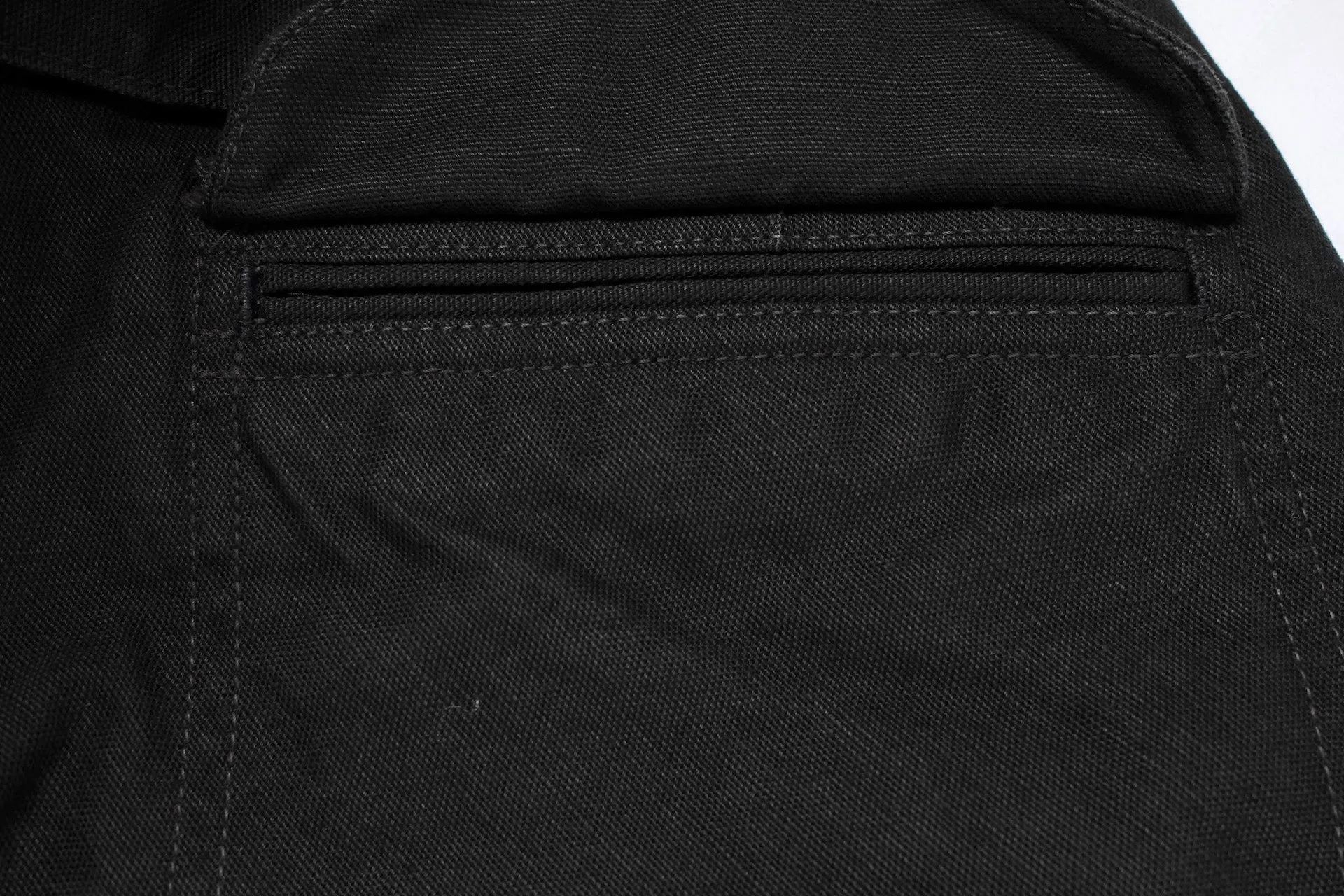 Freewheelers "Faller" Duck Canvas Trousers (Black)