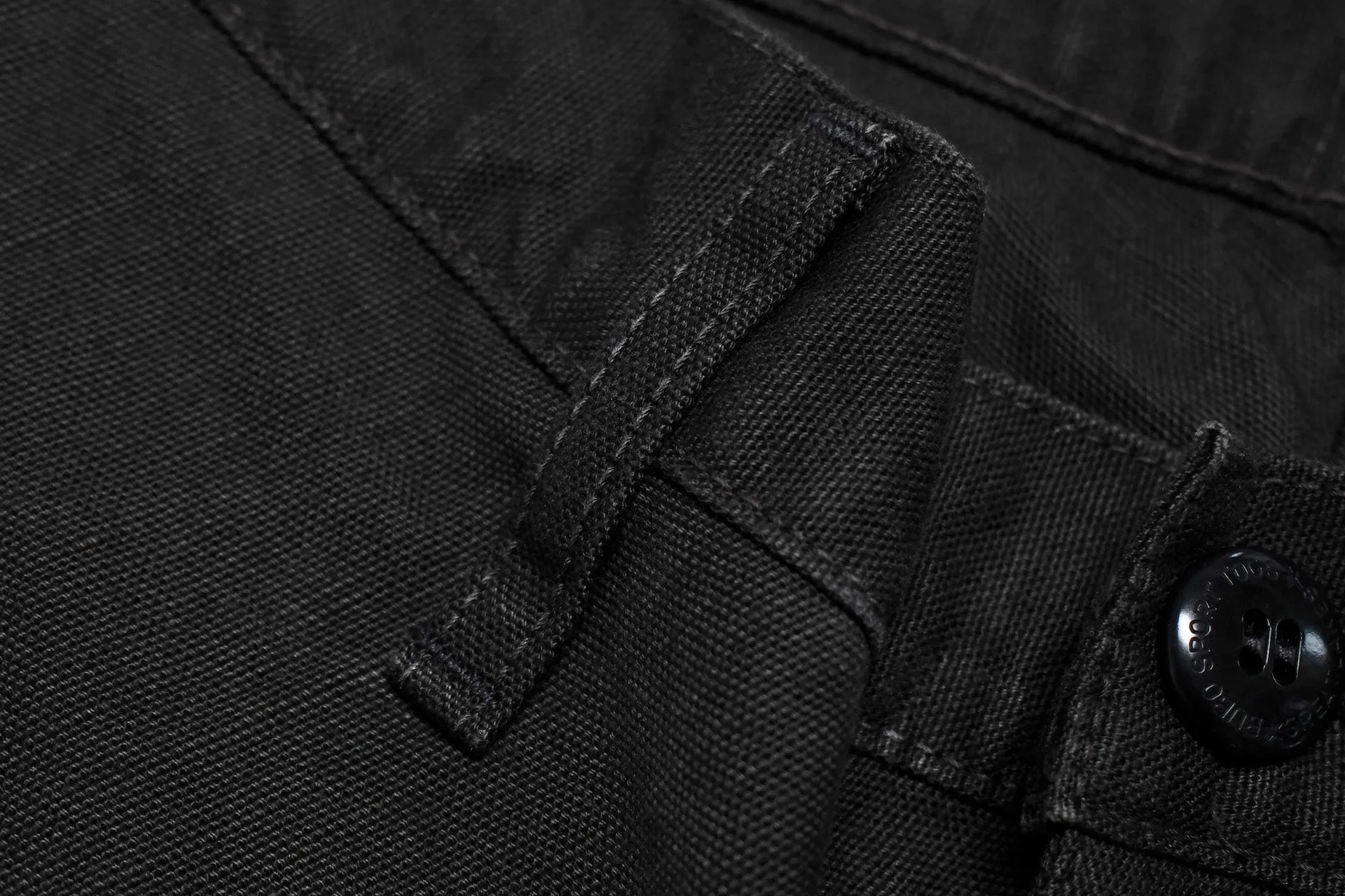 Freewheelers "Faller" Duck Canvas Trousers (Black)