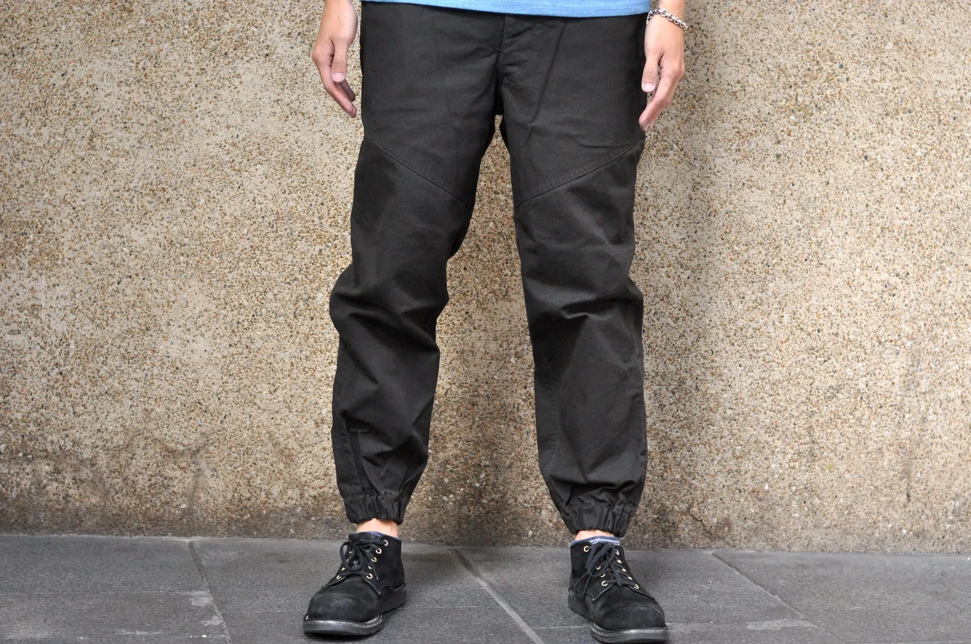 Freewheelers "Faller" Duck Canvas Trousers (Black)