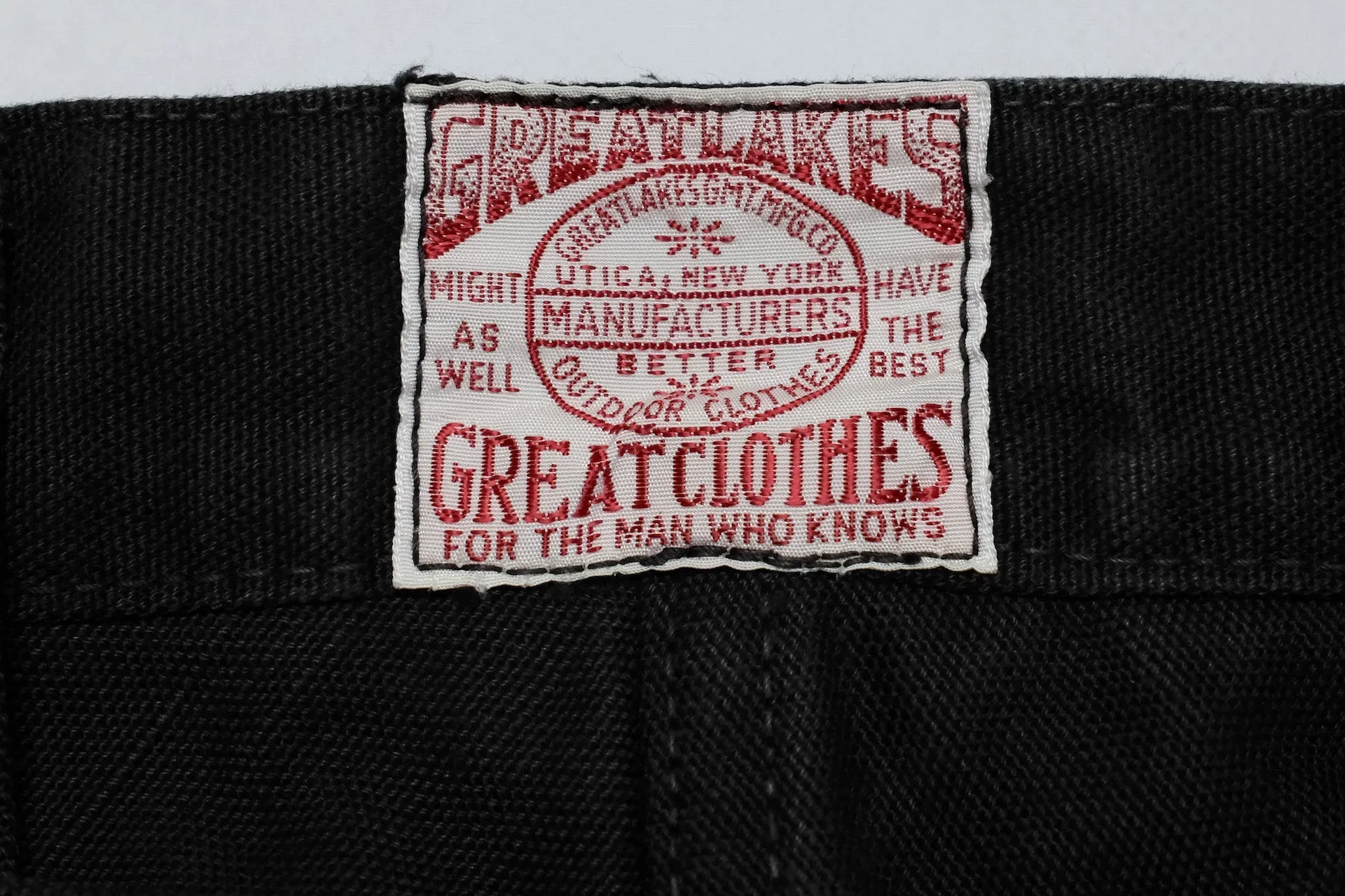Freewheelers "Faller" Duck Canvas Trousers (Black)
