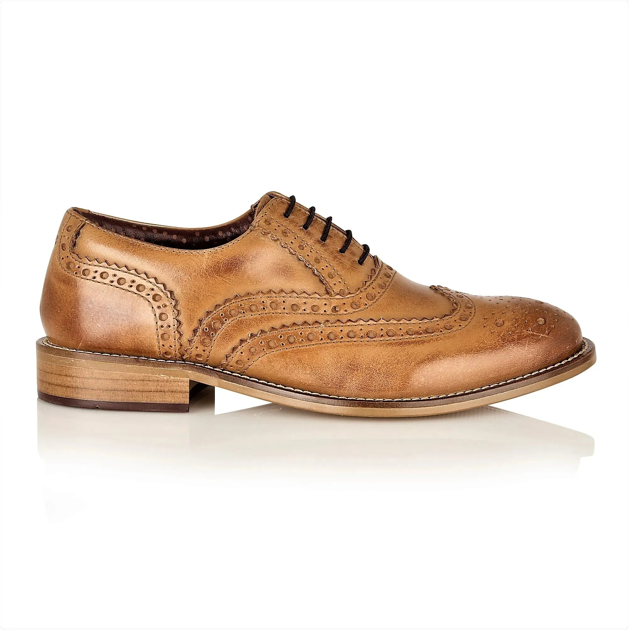 Gatsby Junior Brogue Tan