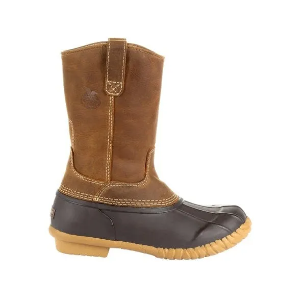 Georgia Boot Men's Marshland Brown Pull On Duck Work Boot GB00276
