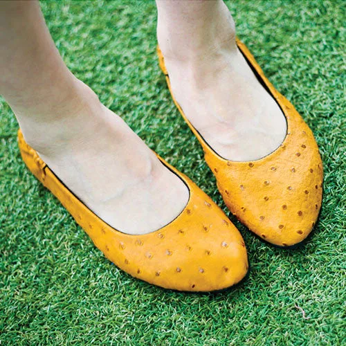 GoGo Flats - Ostrich Mustard