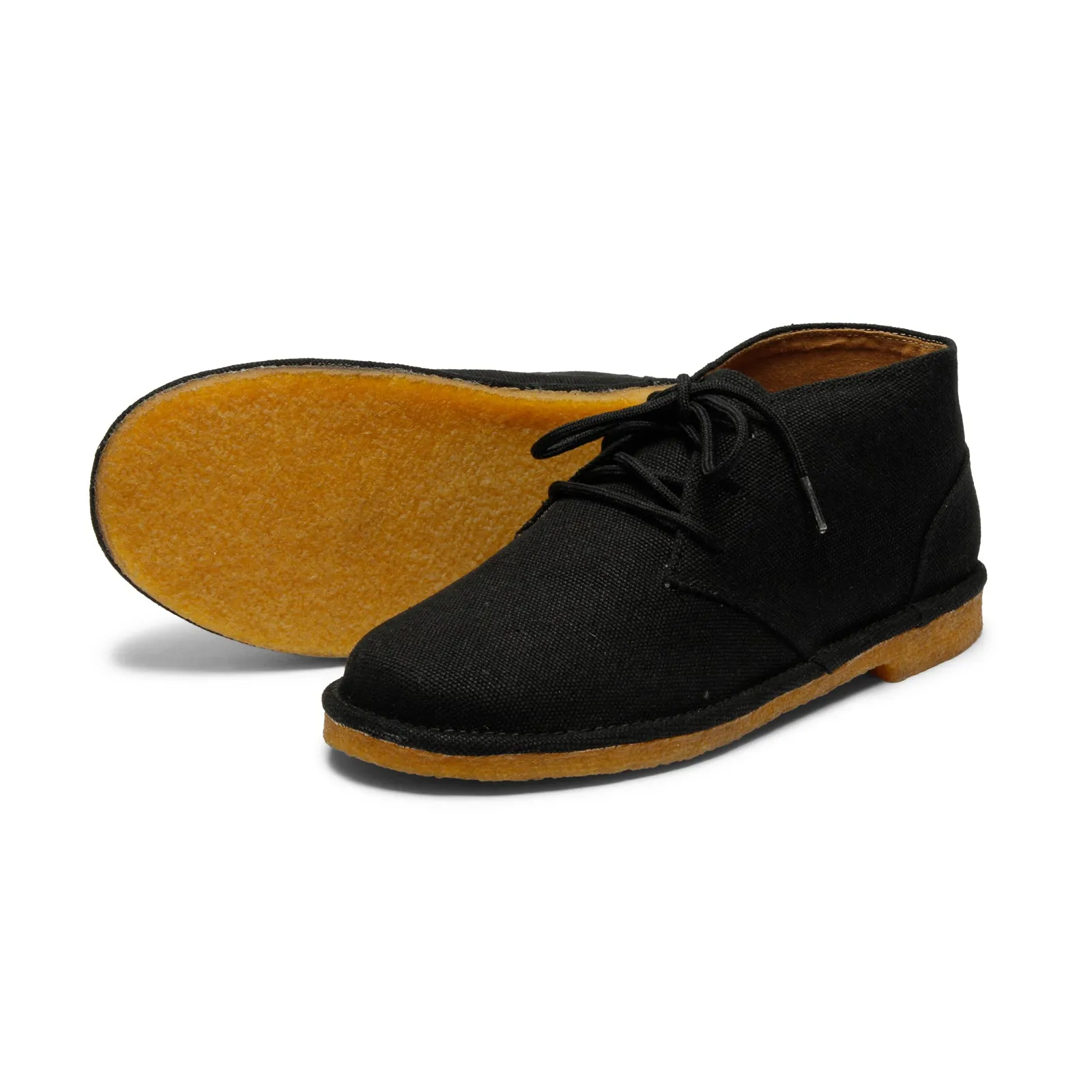 Grand Step Shoes Hanf Desert Boot Loki schwarz
