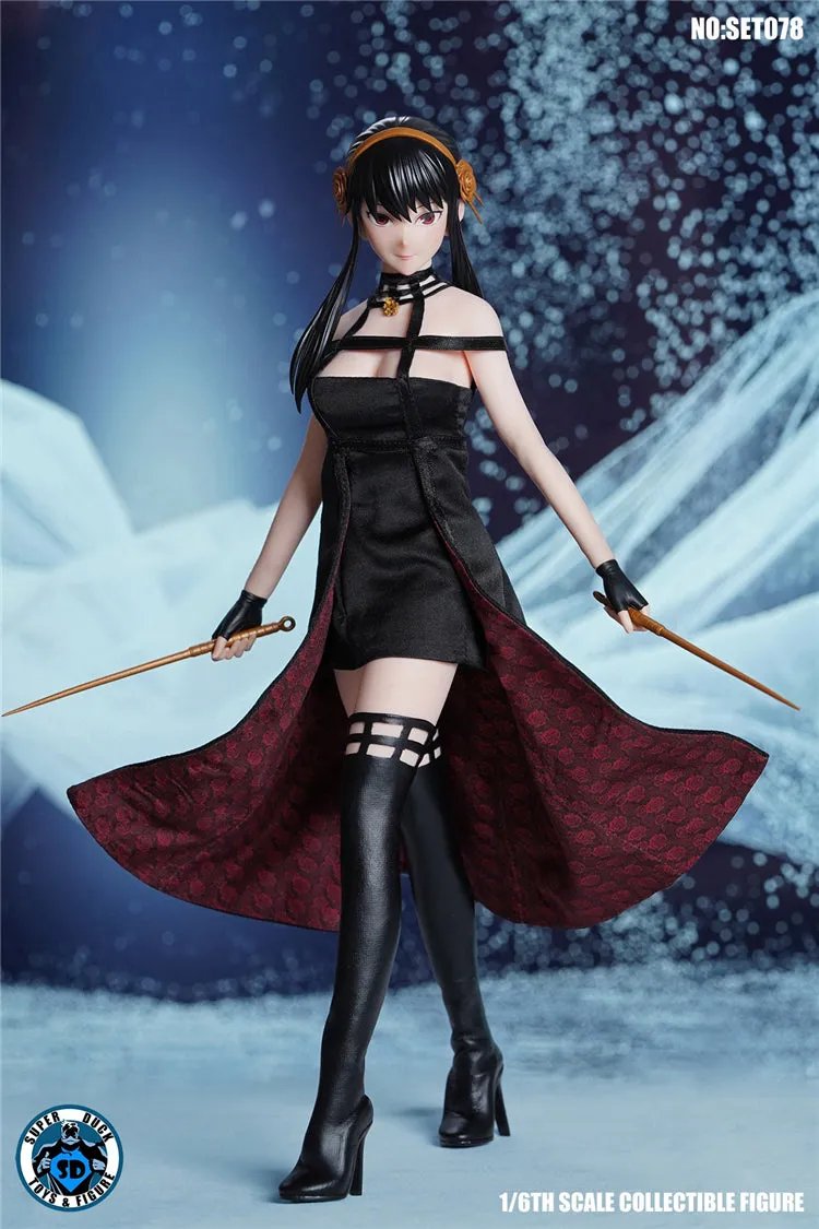 In-stock 1/6 SUPER DUCK Female Assassin SET078 Custom Kit