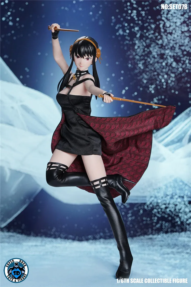 In-stock 1/6 SUPER DUCK Female Assassin SET078 Custom Kit
