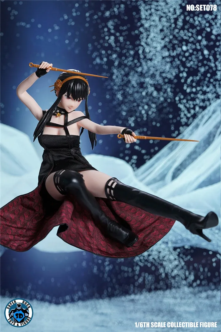 In-stock 1/6 SUPER DUCK Female Assassin SET078 Custom Kit