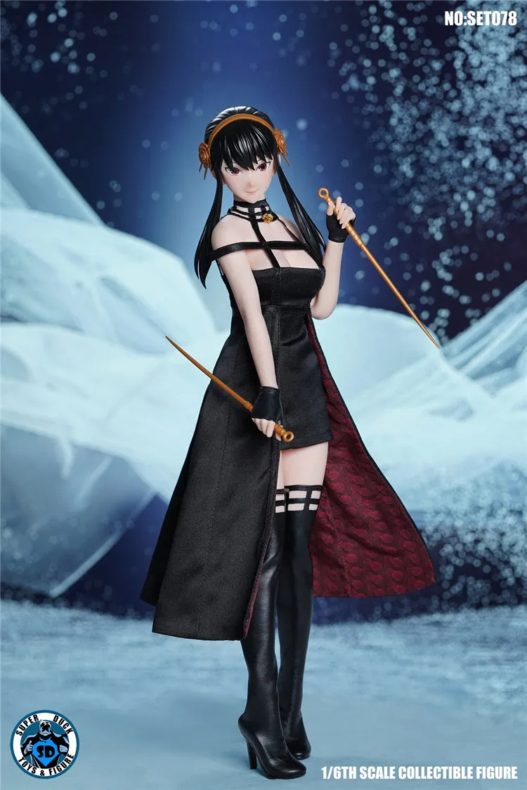 In-stock 1/6 SUPER DUCK Female Assassin SET078 Custom Kit
